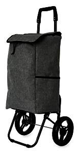 Marino Grey Shopping Trolley on Wheels 45L Capacity Foldable