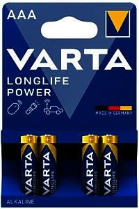 Varta Alk Longlife Power Aaa Pk4