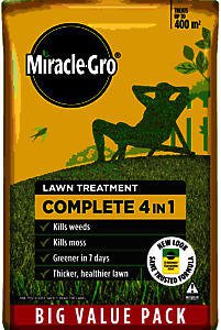 Miracle-Gro Evergreen Complete 4-In-1 Lawn Food Weed & Moss Control 400m2