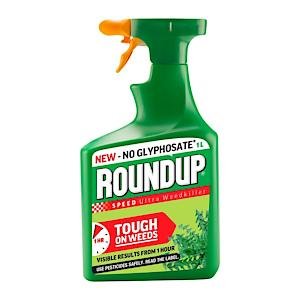 Roundup by Miracle-Gro Speed Ultra Fast Weed Killer Glyphosate Free 1 Litre Spray