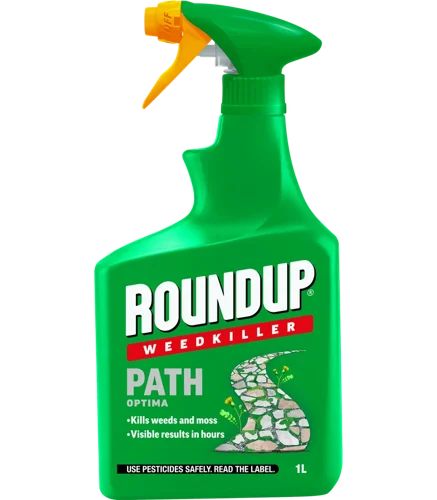 Roundup Optima Path Weed Killer Fast Acting Kills to the Root 1 Litre Spray