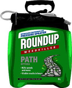 Roundup Optima Total Weedkiller Paths & hard Surfaces Ready To Use Pump 5L