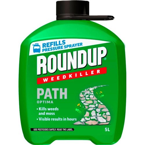 Roundup Optima Total Weedkiller Paths & Hard Surfaces Refill 5L