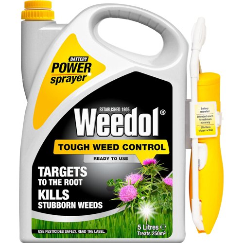 Weedol Tough Weed Control Sprayer 5 Litre Ready to Use Kills and Prevents Regrowth