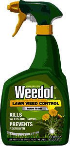 Weedol Lawn Control Trigger Spray Non Clopyralid Formula Kills and Controls 1 Litre