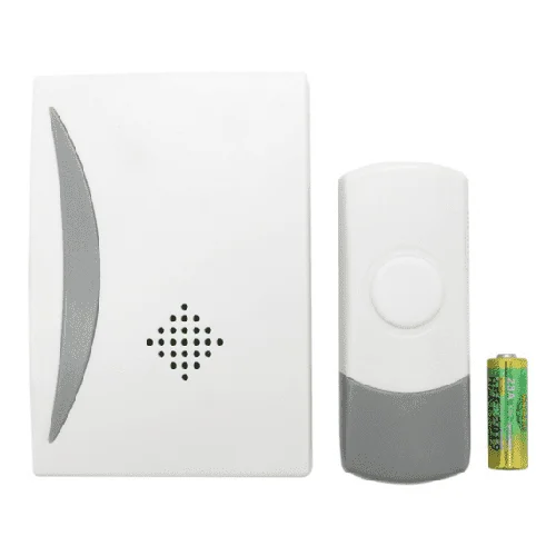 Daewoo Wire-Free Door Chime Kit Battery Powered Chime White
