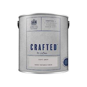 Crown Crafted Suede Textured Soft Grey 2.5L