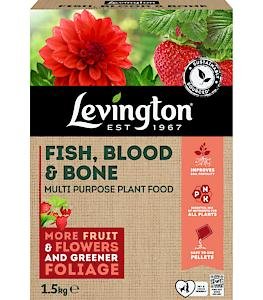Levington Fish, Blood & Bone Multi Purpose Plant Food 1.5kg.