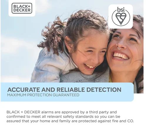 Black & Decker Smoke Alarm 10Yr Battery 2Pk