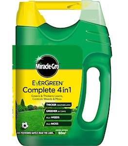 Miracle-Gro Evergreen Fast Green Lawn Food, Spreader, 80 M2 (Child And Pet Friendly)