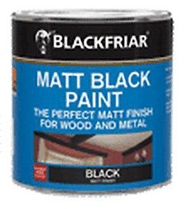 Blackfriar Bkfmb250 Matt Black Paint 250 Ml