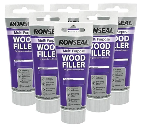 Ronseal 100G Multi-Purpose Wood Filler Tube - White