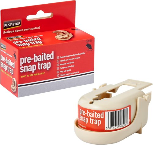Pest-Stop Pre-Baited Snap-Trap Reusable Humane Easy Clean {PSSTMB}