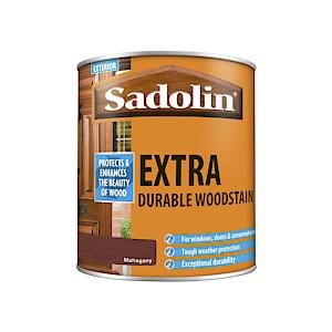 Sadolin Extra Durable Woodstain Mahogany 1 Litre