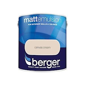 Berger Matt Emulsion 2.5L Canvas Cream (748780)