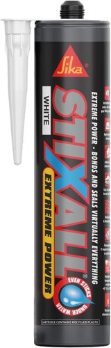 Sika Stixall - Extreme Power Sealant And Adhesive - Waterproof - White - 290Ml
