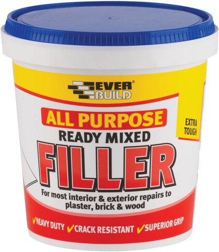 Everbuild All Purpose Ready Mixed Filler Interior And Exterior Use White 600G