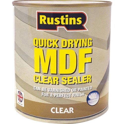Rustins Quick Dry MDF Sealer Professional Sealant For Rapid Results 250ml