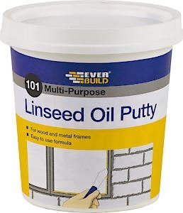 Everbuild 101 Multi-Purpose Linseed Oil Putty, Natural, 1 Kg