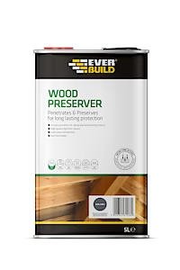 Everbuild Wood Preserver Clear - 1 Litre
