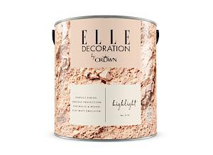 Elle Decoration By Crown 2.5L Flat Matt Emulsion Paint - Highlight No 514
