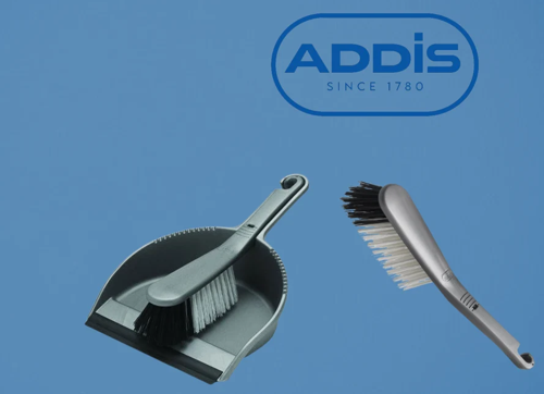 Addis Metallic Short Handle Dustpan & Brush Set