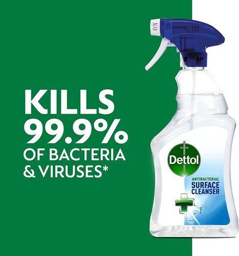 Dettol Antibacterial All Purpose Surface Disinfectant Cleanser, 750ml - PACK (4)
