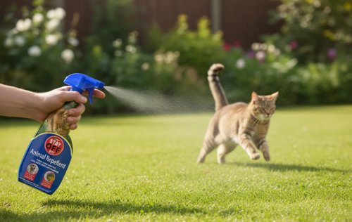 Vitax Stay Off Ready to Use Spray  Protects Outside Areas from unwanted Animals 1 x 750ml