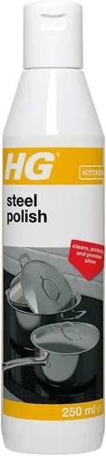 HG Steel Polish, Steel, Chrome & Copper 3in1 Polish, Cleaner & Protector 250ml