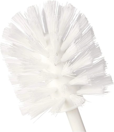Addis Toilet Brush Round With Open Holder, Plastic, White, 1, 202267