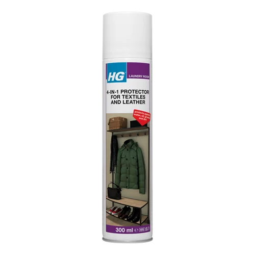 Hg 4-In-1 Protector For Textiles Waterproof Guard 300ml Spray