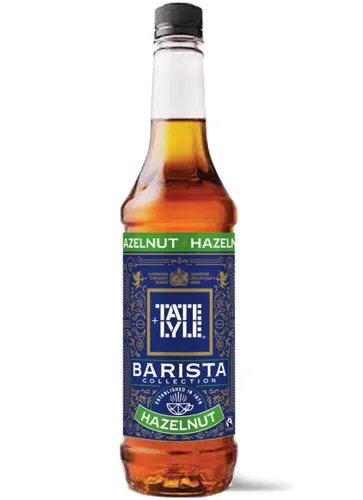 Tate & Lyle Fairtrade Hazelnut Barista Coffee Syrup 750ml - PACK (4)