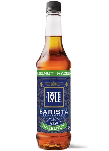 Tate & Lyle Fairtrade Hazelnut Barista Coffee Syrup 750ml