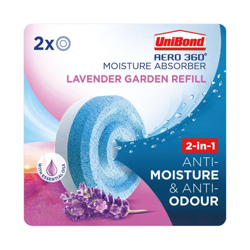 Unibond Aero 360 Lavender Garden Refills Pack 2's