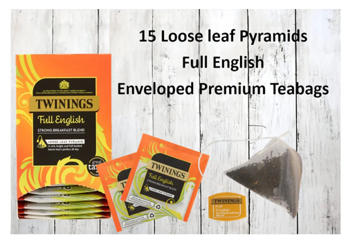 Twinings The Full English Loose Leaf Pyramid Bags 15s