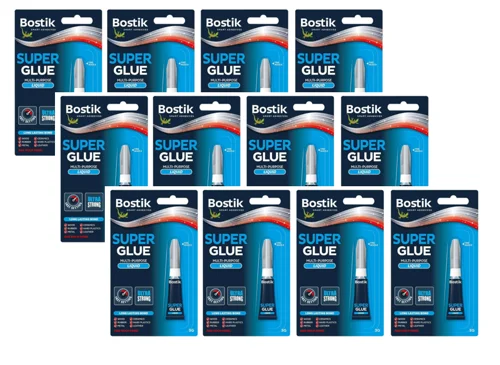 Bostik Super Glue Multi Purpose Super Glue Fast Setting 3g Tube