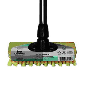 Charles Bentley Charnwood 9” Deck Broom & Scraper Garden Maintenance FSC