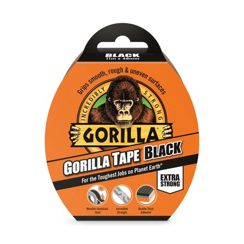Gorilla Tape Black 11M