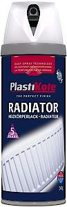 Twist & Spray Radiator Gloss White 400ml Non Yellowing Heat Resistant upto 100 Degrees.