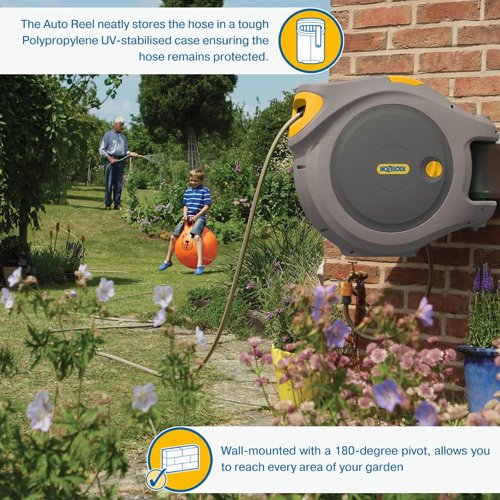Hozelock - Auto Reel Wall-Mounted 40M 2595R8000