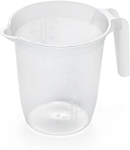 Addis Plastic 1 Litre Measuring & Mixing Jug With Handle, Clear