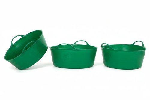 Red Gorilla Tubtrug  Green  Shallow  15L Capacity