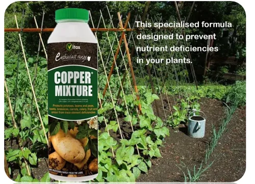 Vitax Copper Mixture Crop protector Copper, Manganese & Zinc 175g Tub