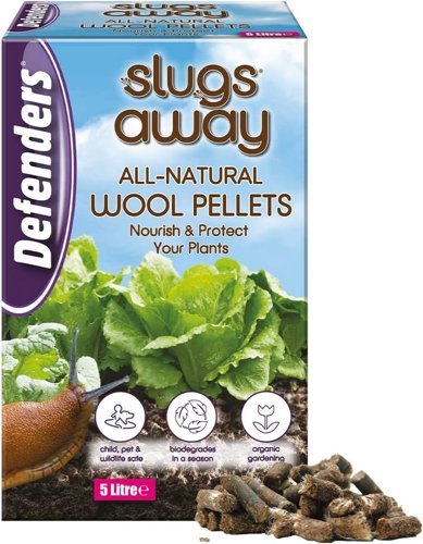 Defenders All-Natural Slugs Away Wool Pellets Slugs and Snails 5 Litre