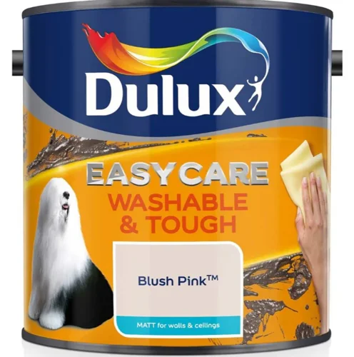 Dulux Matt Emulsion Paint For Walls And Ceilings - Blush Pink 2.5L