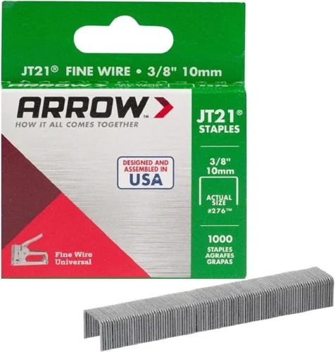 Arrow JT21 Staples 10mm Home Repairs , Crafting, Art Projects & Upholstery.