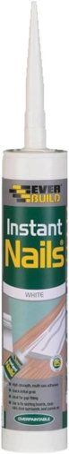 Everbuild Instant Nails Adhesive Cartridge White 290ml Cartridge