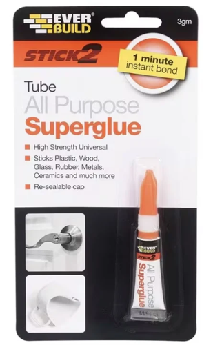 Everbuild Stick 2 All Purpose Superglue Clear – 3G