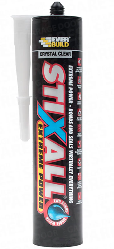 Everbuild Stixall Extreme Power Sealant And Adhesive Waterproof Crystal Clear 290ml