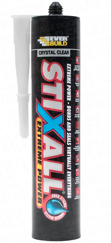 Everbuild Stixall Extreme Power Sealant And Adhesive Waterproof Crystal Clear 290ml
